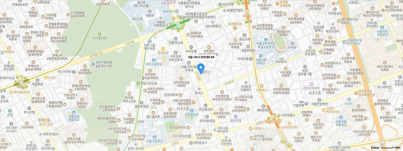 법률사무소 오율 위치: 서울 서초구 반포대로 88