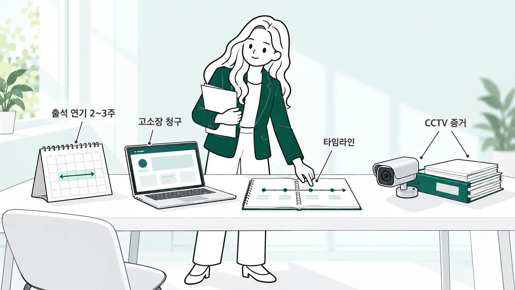 경찰조사 준비 4단계: 출석 연기부터 증거 목록까지